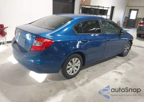 2012 Honda Civic Lx from USA, damaged, VIN 19XFB2F54CE067814